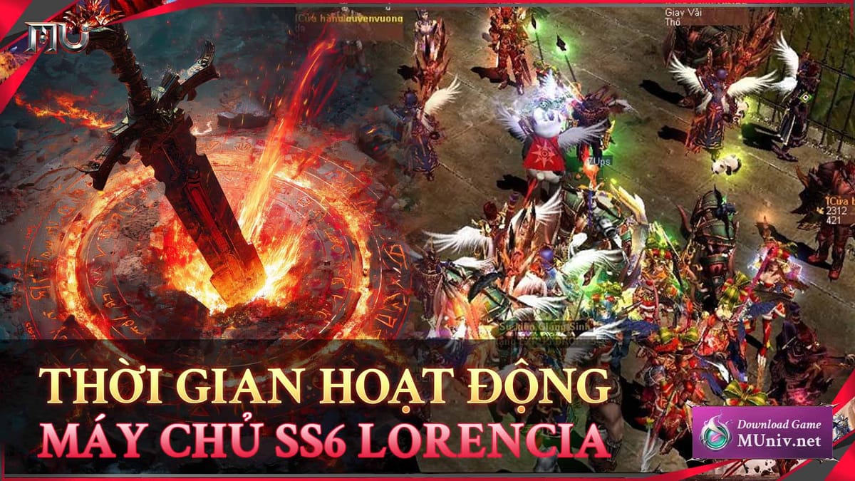 Tổng hợp thời gian diễn ra các sự kiện trong game