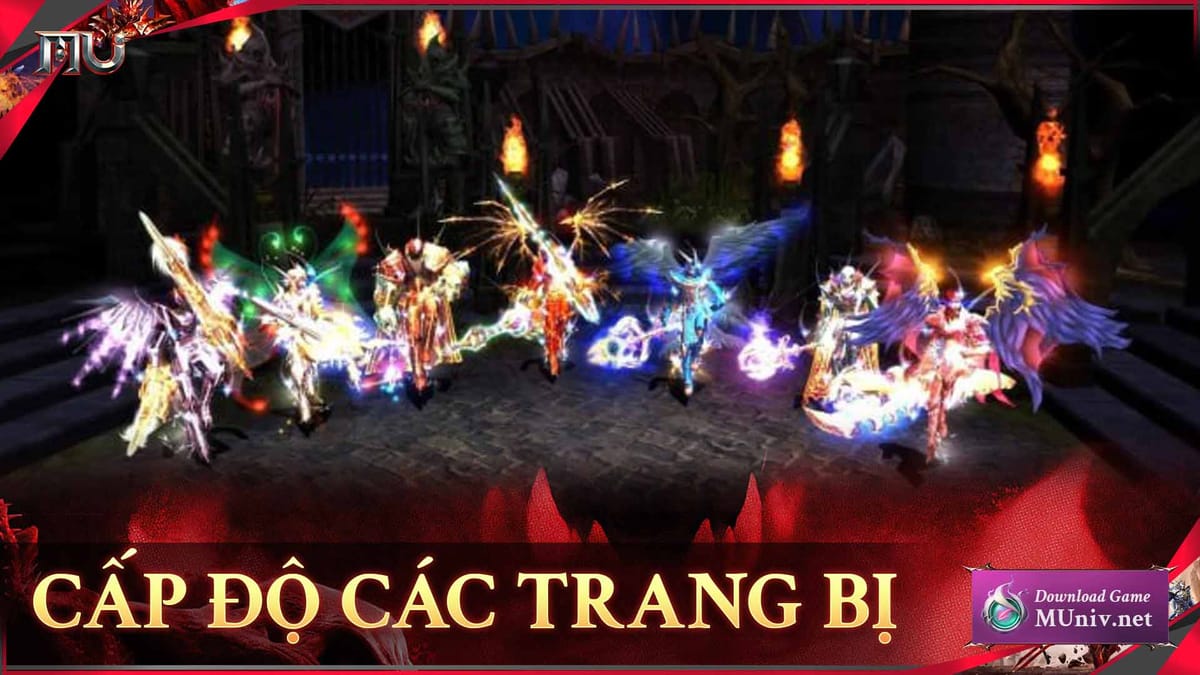 Cấp độ trang bị các nhân vật
